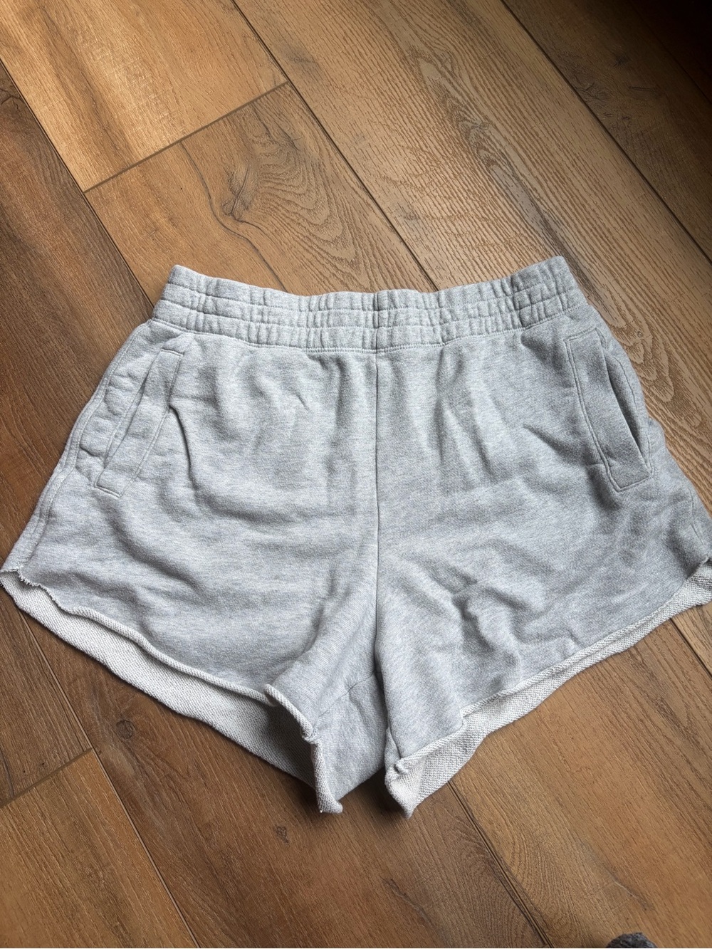 aerie Light Gray Athletic Lounge Shorts